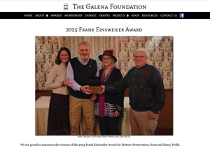 Galena Foundation gazebo logo