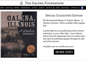 Galena Foundation gazebo logo